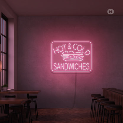 Hot Cold Sandwiches Neon Sign | Shineneon