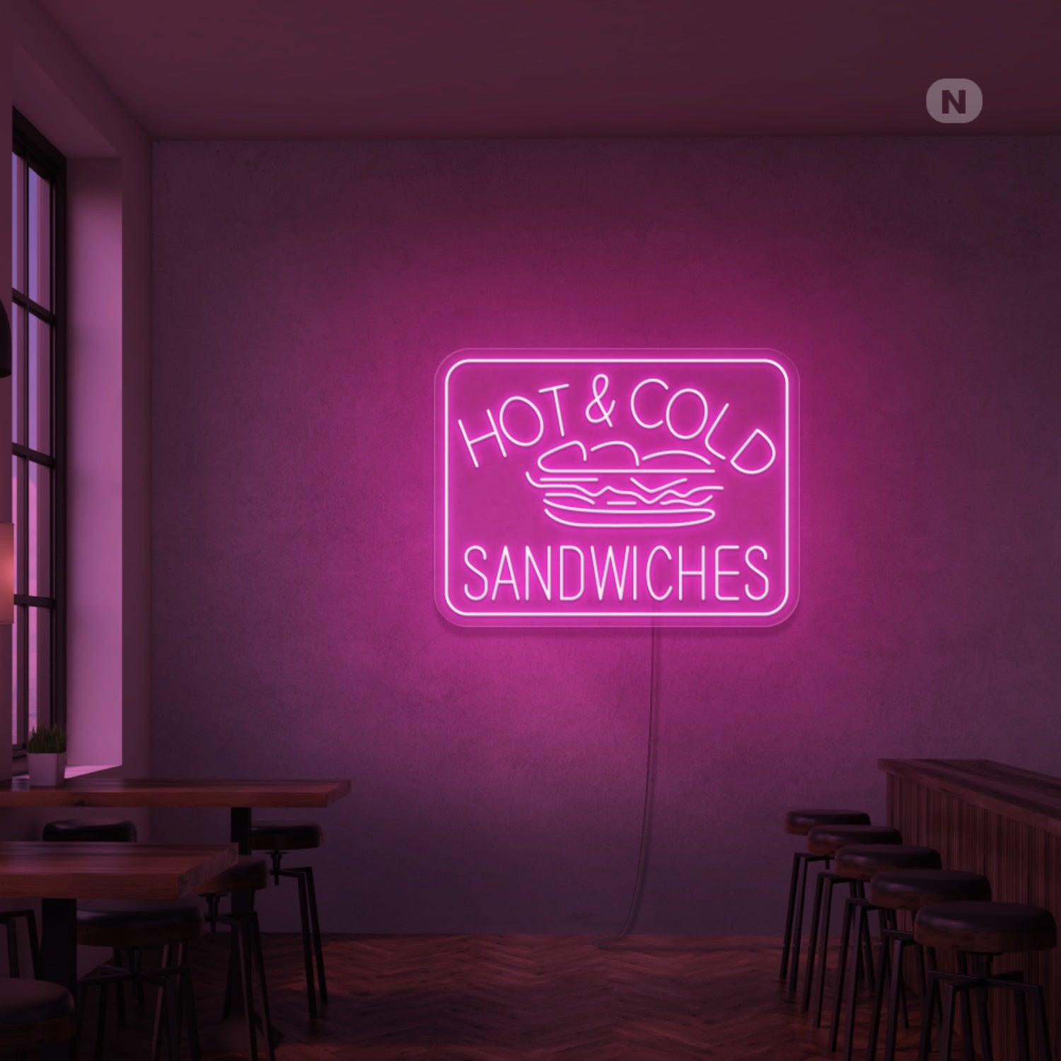 Hot Cold Sandwiches Neon Sign | Shineneon