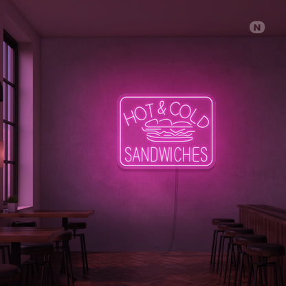 Hot Cold Sandwiches Neon Sign | Shineneon
