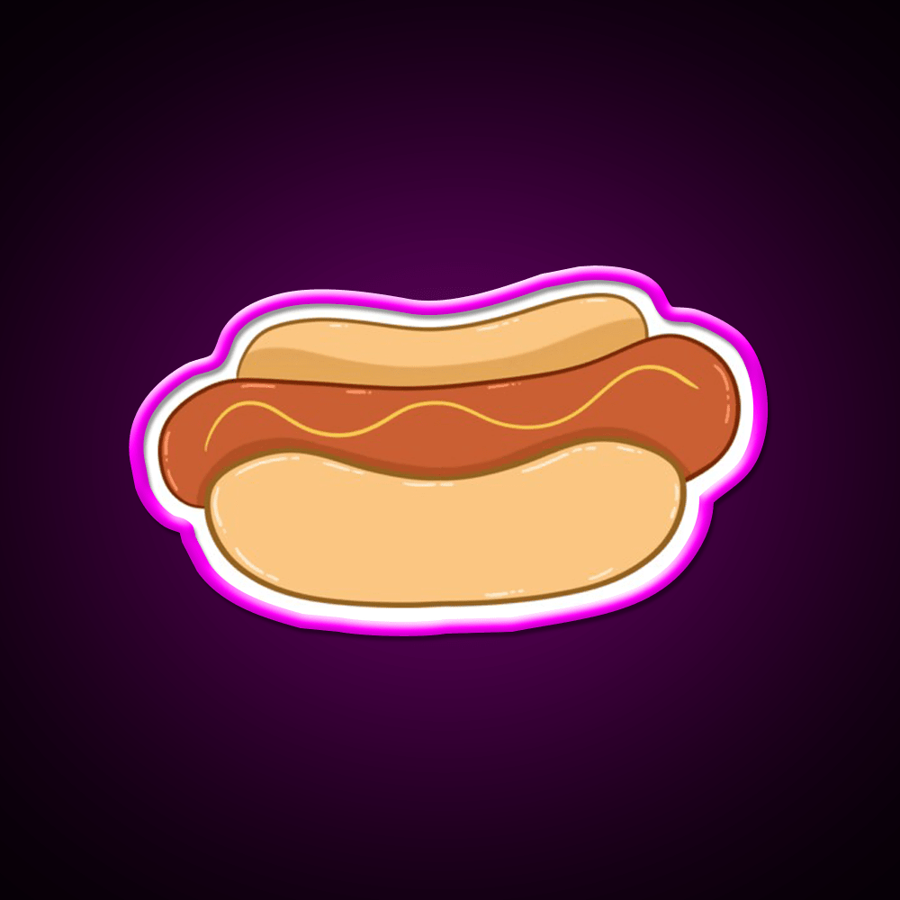 Hot Diggity Fast Food Led Neon Sign For Burger Place Rgb Color - Shineneon