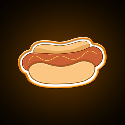 Hot Diggity Fast Food Led Neon Sign For Burger Place Rgb Color - Shineneon