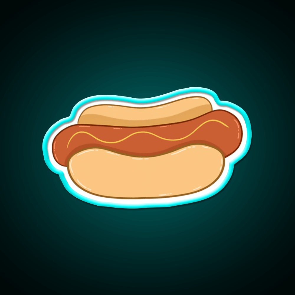 Hot Diggity Fast Food Led Neon Sign For Burger Place Rgb Color - Shineneon