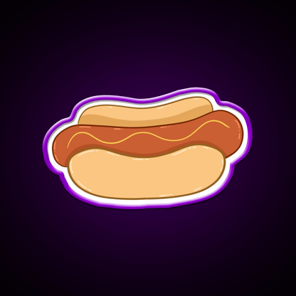 Hot Diggity Fast Food Led Neon Sign For Burger Place Rgb Color - Shineneon