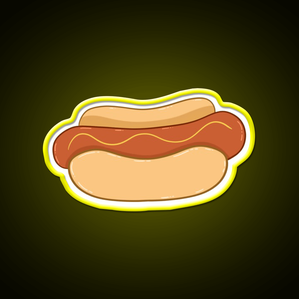 Hot Diggity Fast Food Led Neon Sign For Burger Place Rgb Color - Shineneon