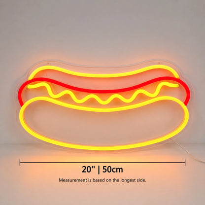 Hot Dog Counter Neon Sign LED Neon Sign size image