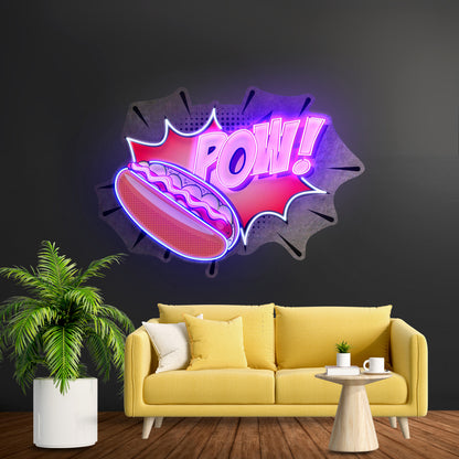 Hot Dog Custom Led Signs Artwork For Sale