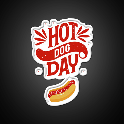Hot Dog Day Snack Food Led Neon Sign Rgb Color - Shineneon