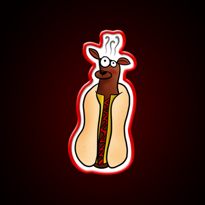 Hot Dog Fast Food Led Neon Sign For Burger Place Rgb Color - Shineneon