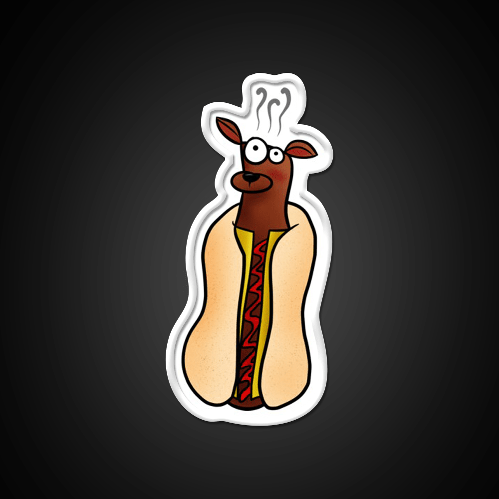 Hot Dog Fast Food Led Neon Sign For Burger Place Rgb Color - Shineneon