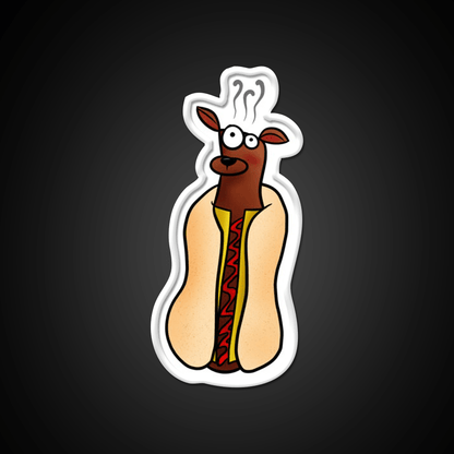 Hot Dog Fast Food Led Neon Sign For Burger Place Rgb Color - Shineneon