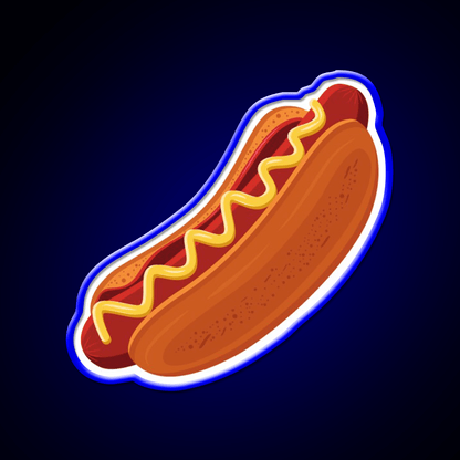 Hot Dog Fast Food Led Neon Sign For Burger Place Wall Art Rgb Color - Shineneon