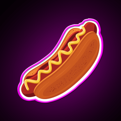 Hot Dog Fast Food Led Neon Sign For Burger Place Wall Art Rgb Color - Shineneon