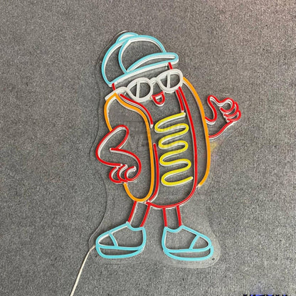 Hot Dog Man Led Neon Sign | Shineneon