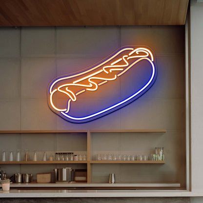 Hot Dog Neon Signs For Businesss Wall Decor - Shineneon