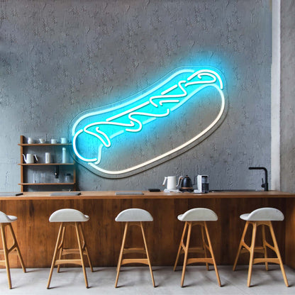 Hot Dog Neon Signs For Businesss Wall Decor