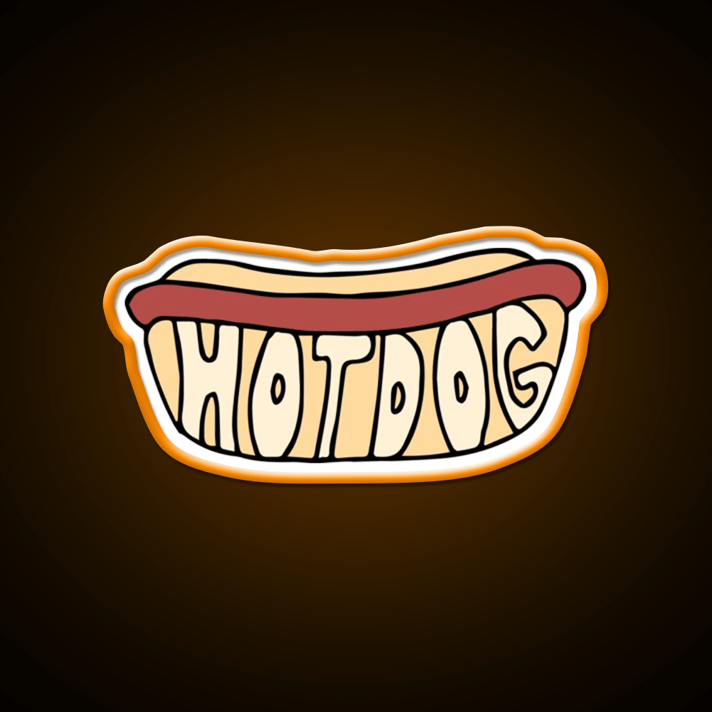 Hot Dog Snack Food Led Neon Sign Rgb Color - Shineneon