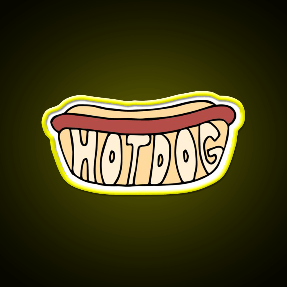 Hot Dog Snack Food Led Neon Sign Rgb Color - Shineneon