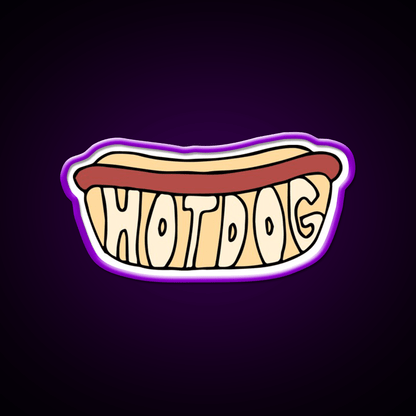 Hot Dog Snack Food Led Neon Sign Rgb Color - Shineneon