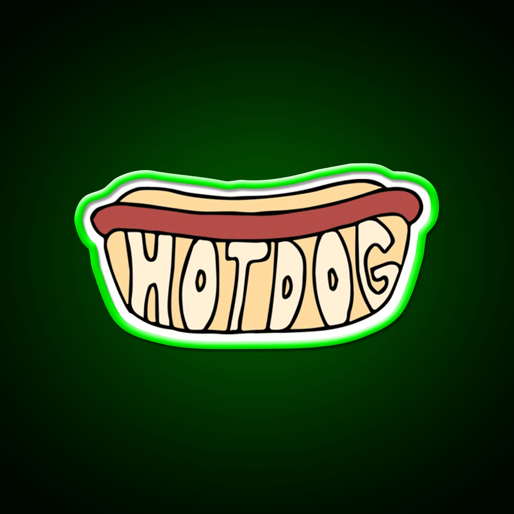 Hot Dog Snack Food Led Neon Sign Rgb Color - Shineneon