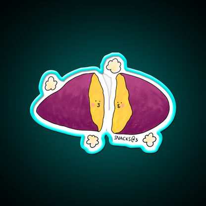 Hot Hot Baked Sweet Potato Snack Food Led Neon Sign Rgb Color - Shineneon