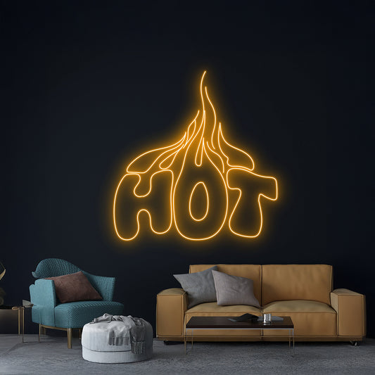 Hot Neon Sign