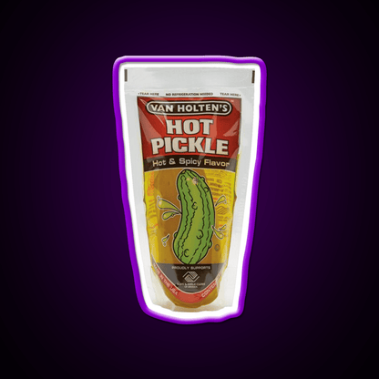 Hot Pickle Snack Food Led Neon Sign Rgb Color - Shineneon