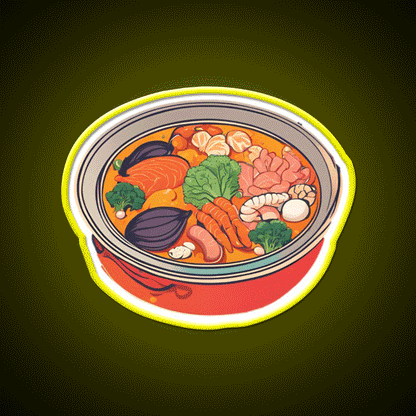 Hot Pot Led Neon Sign Chinese Food Rgb Color