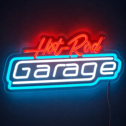 Hot Rod Garage Script Neon Sign LED Neon Sign high-converting product image