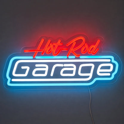 Hot Rod Garage Script Neon Sign LED Neon Sign main product image
