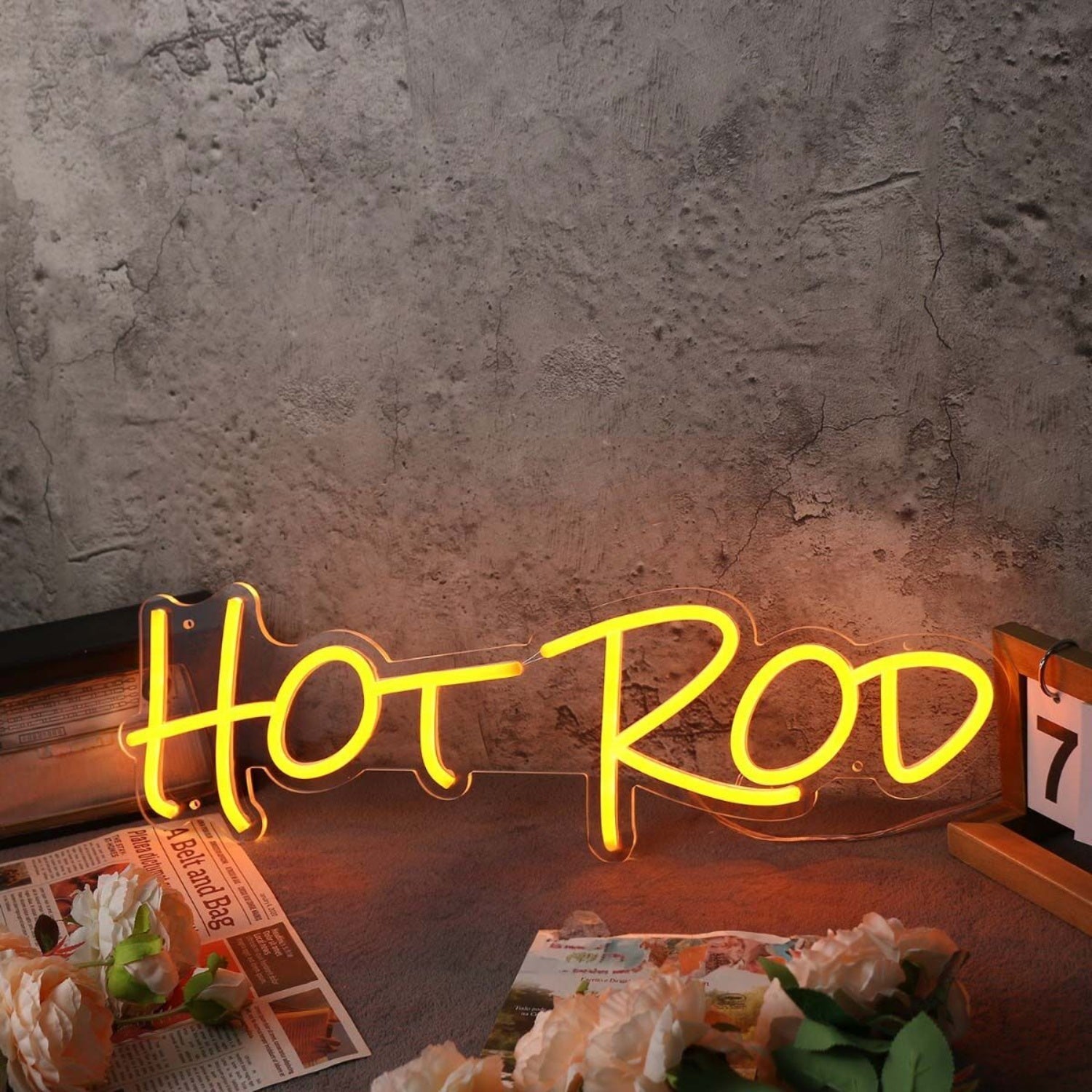 Hot Rod Red Led Neon Sign - Shineneon