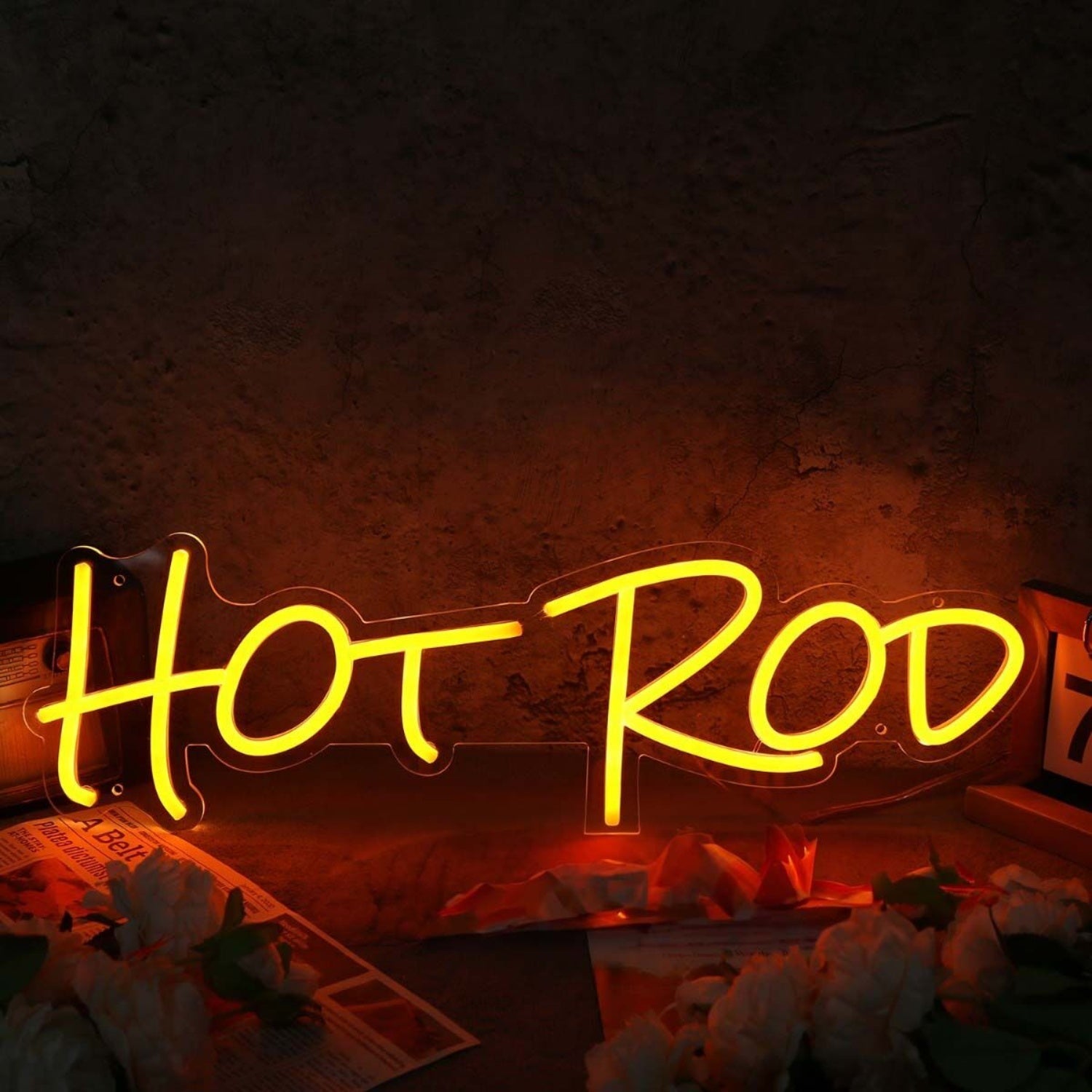 Hot Rod Red Led Neon Sign - Shineneon