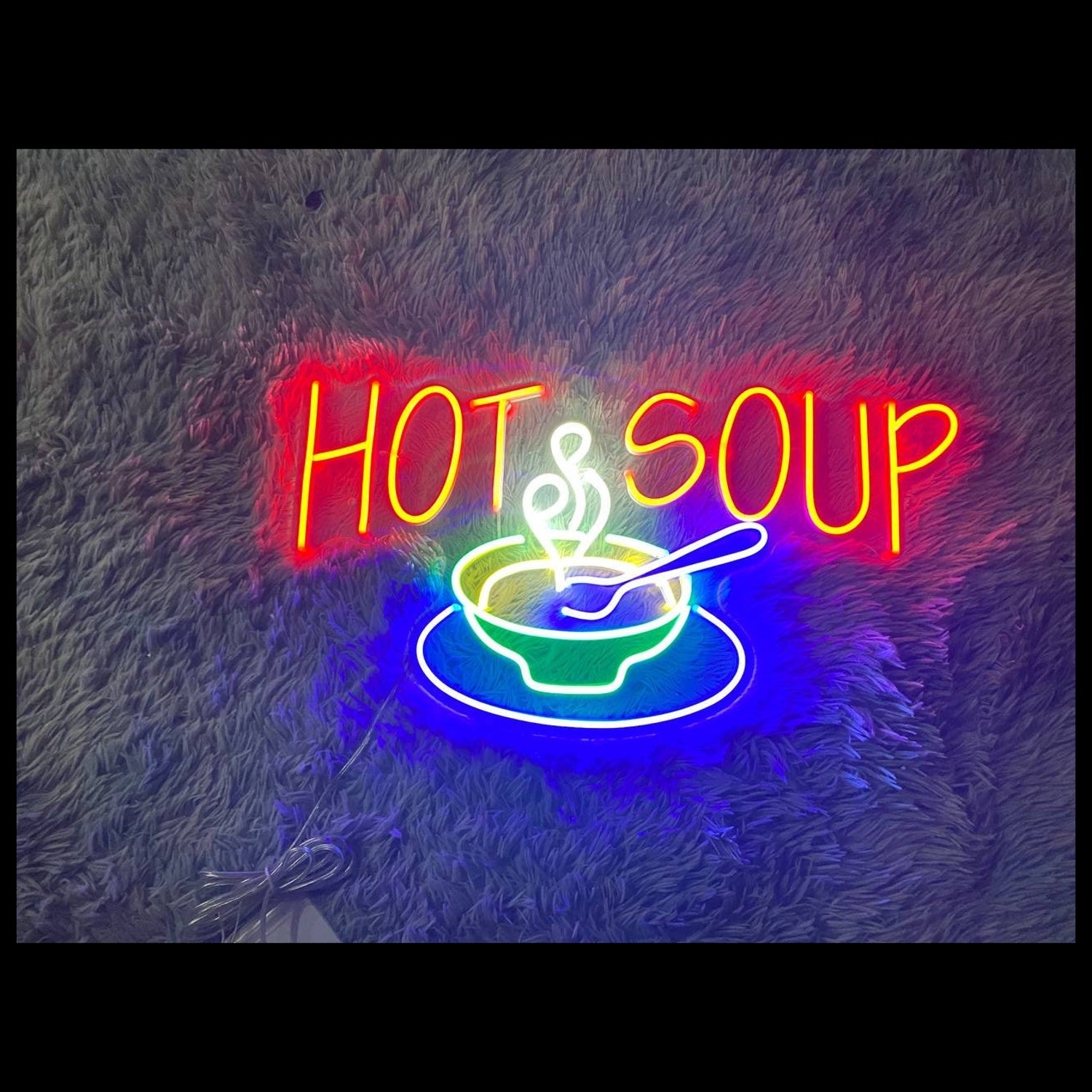Hot Soup Led Sign Hot Soup Led Neon Sign Neon Wall Decoration Signage | Shineneon