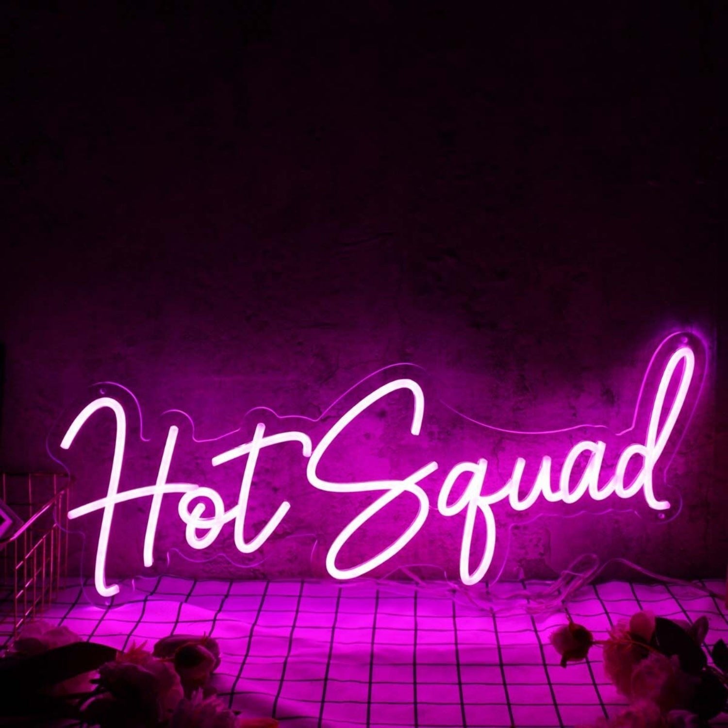 Hot Squad Purple Led Neon Sign - Shineneon