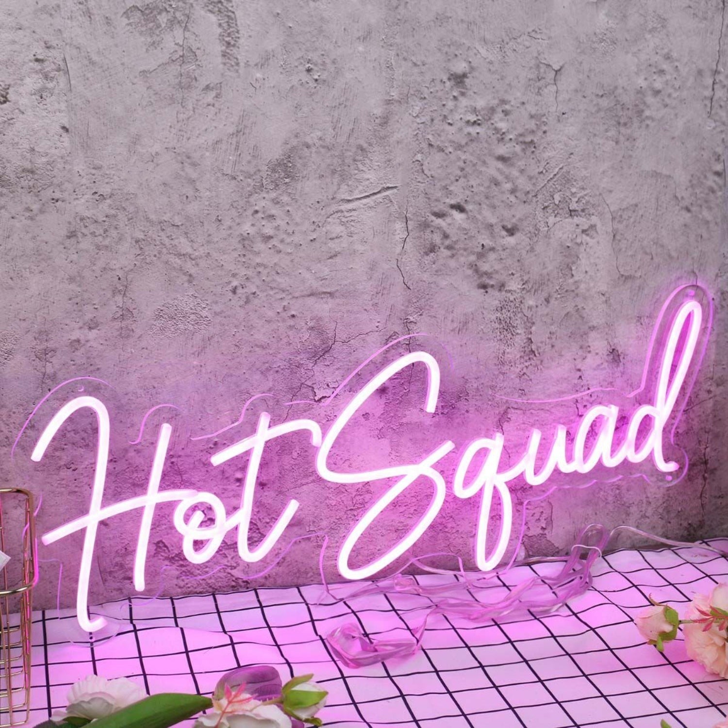 Hot Squad Purple Led Neon Sign - Shineneon