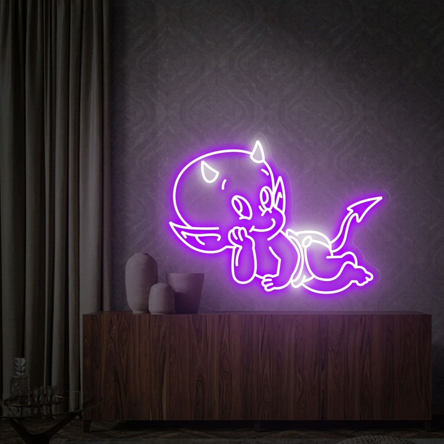Hot Stuff The Little Devil Led Neon Sign Home - Shineneon