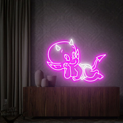 Hot Stuff The Little Devil Led Neon Sign Home - Shineneon
