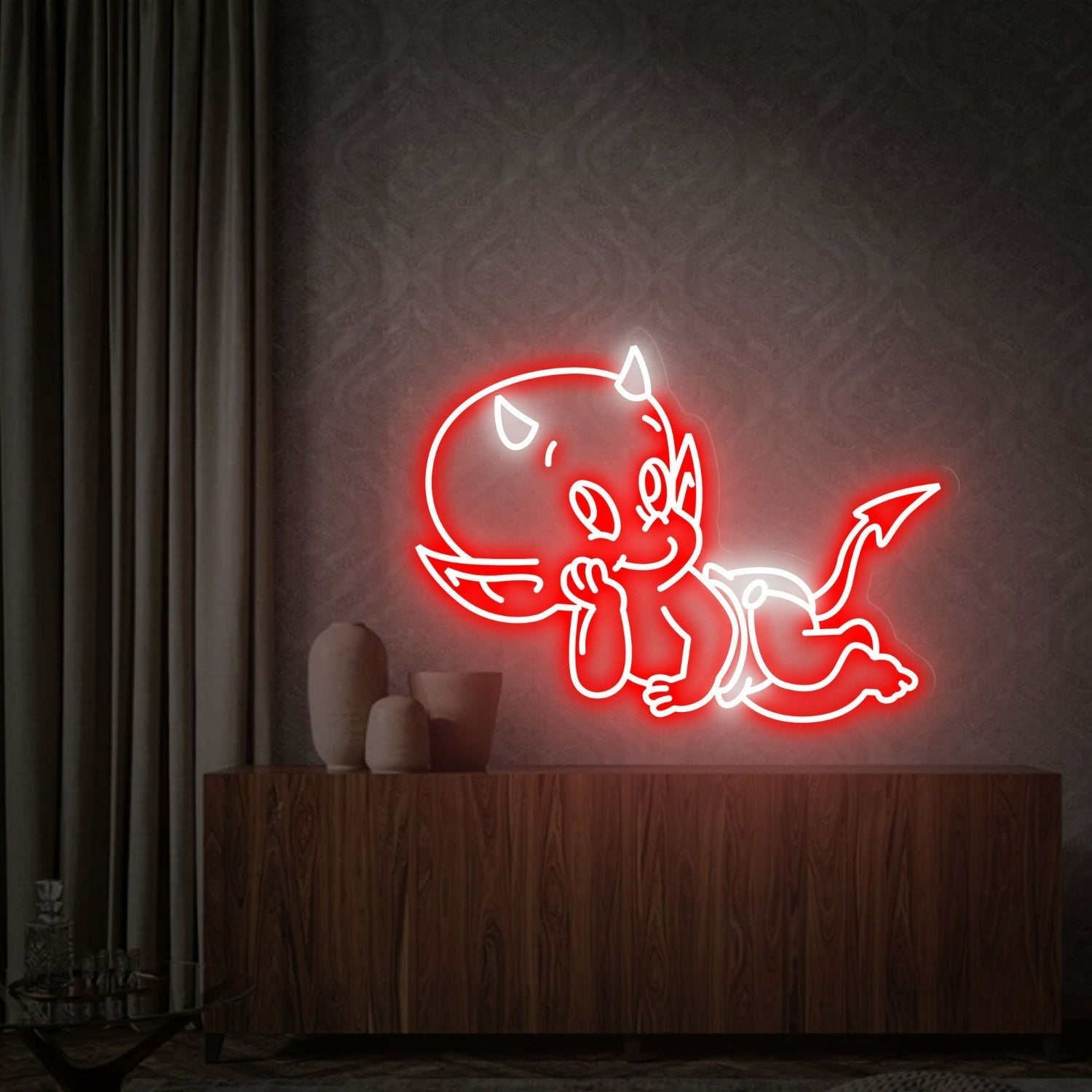 Hot Stuff The Little Devil Led Neon Sign Home - Shineneon