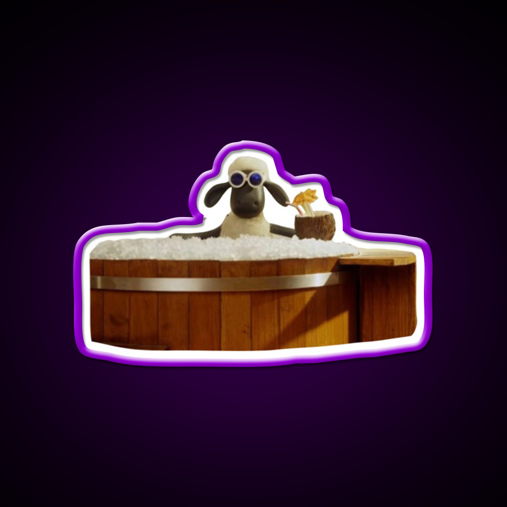 Hot Tub Shaun Cocktail Bar Decor Led Neon Sign Rgb Color - LED neon sign view 9