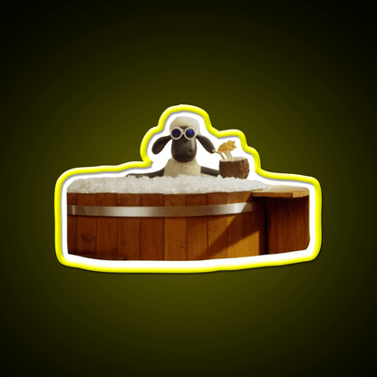 Hot Tub Shaun Cocktail Bar Decor Led Neon Sign Rgb Color - Shineneon