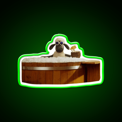 Hot Tub Shaun Cocktail Bar Decor Led Neon Sign Rgb Color - Shineneon