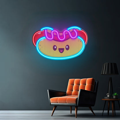 Hotdog Baby Custom Led Signs Artwork For Sale
