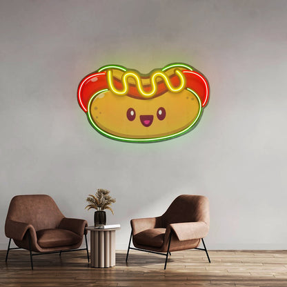 Hotdog Baby Custom Led Signs Artwork For Sale