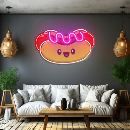 Hotdog Baby Custom Led Signs Artwork For Sale