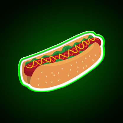 Hotdog Fast Food Led Neon Sign For Burger Place Rgb Color - Shineneon