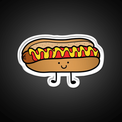 Hotdog Periito Caliente Fast Food Led Neon Sign For Burger Place Rgb Color - Shineneon