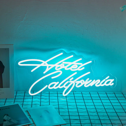 Hotel California Bar Club Home Decor Led Neon Sign For Music Lover | Shineneon