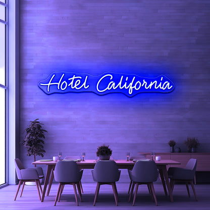 Hotel California Neon Signs Wall Art