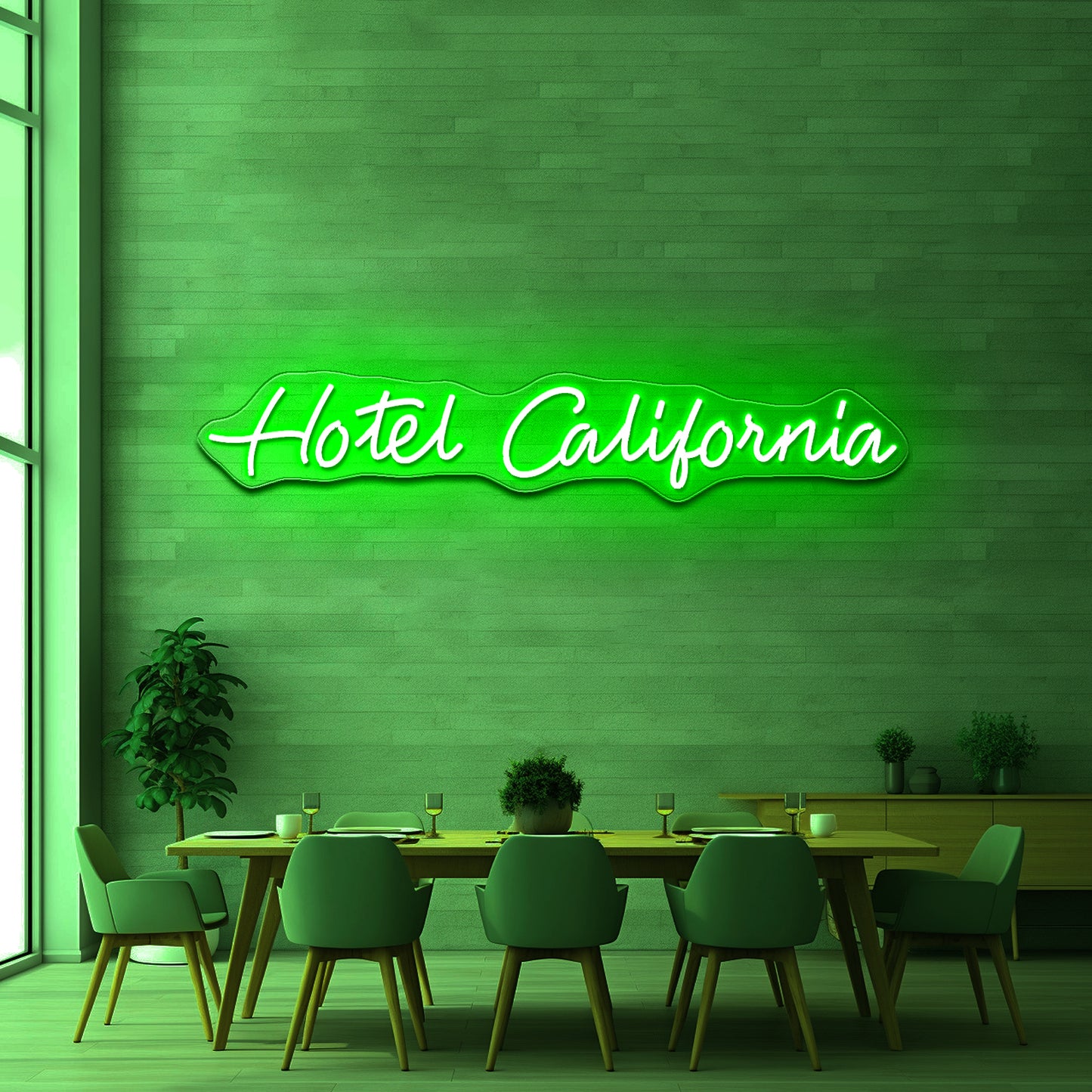 Hotel California Neon Signs Wall Art