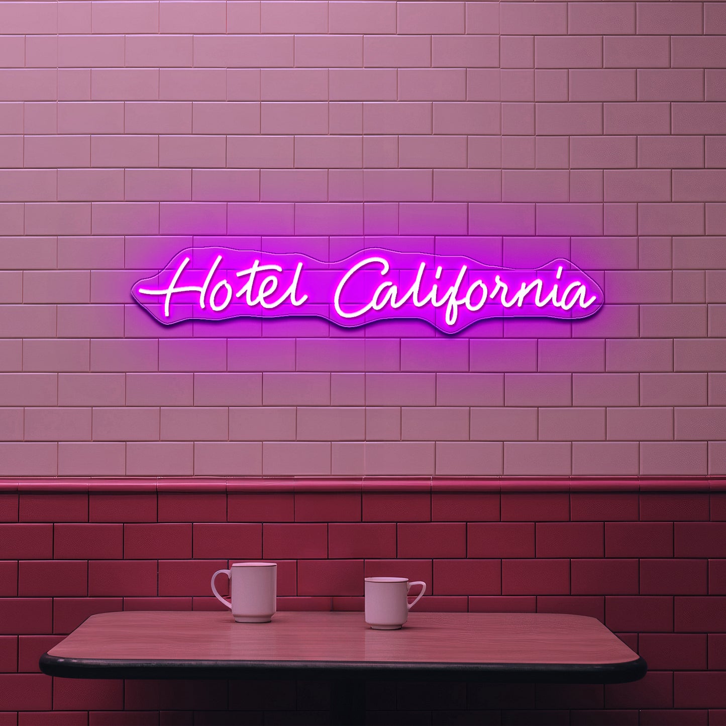 Hotel California Neon Signs Wall Art