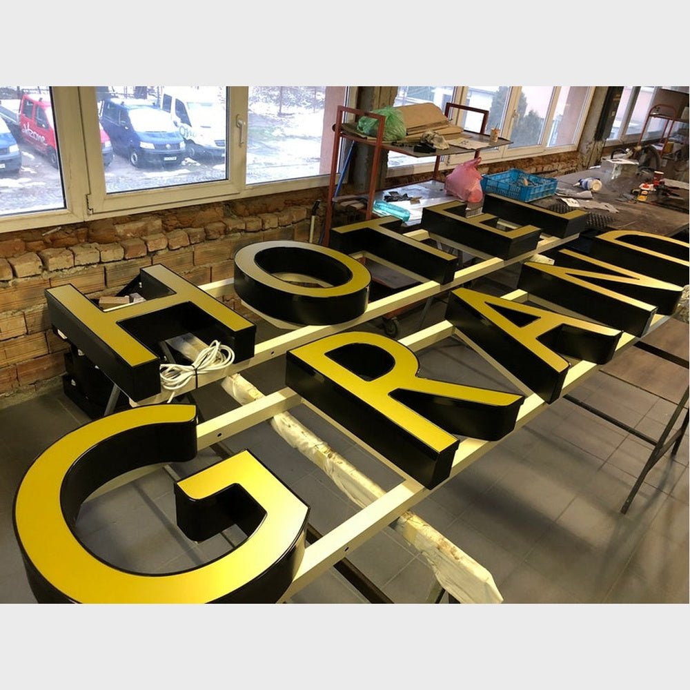 Hotel Grand 3D Frontlit Channel Letters Led Light Sign - Shineneon